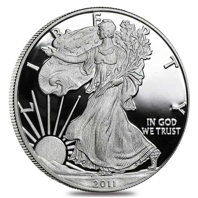 2011-W 1 oz Proof Silver American Eagle (w/Box & COA)