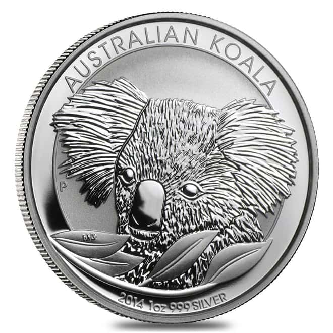 2014 1 oz Australian Silver Koala Coin