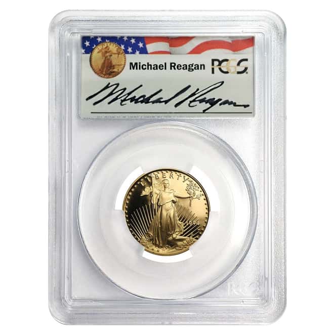 1994-W 1/2 oz Gold American Eagle PCGS PF 69 - Reagan Legacy Series