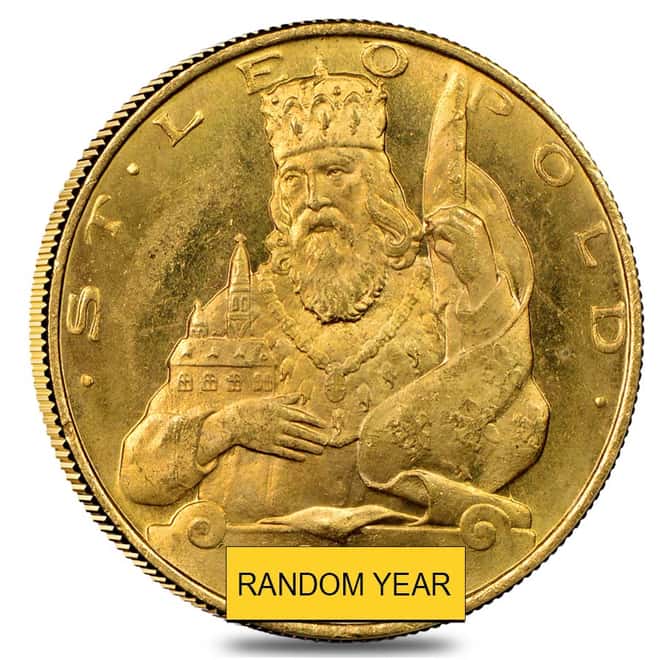 1935-1938 Austria Gold 25 Schilling Prooflike (Random Year)