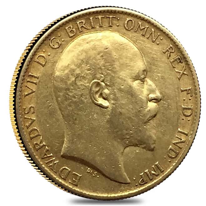 British Gold Half Sovereign Coin (Scruffy,Cleaned,Damaged)