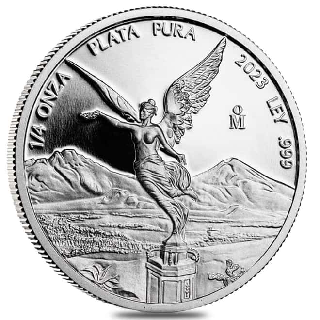 2023 1/4 oz Proof Mexican Silver Libertad Coin .999 Fine
