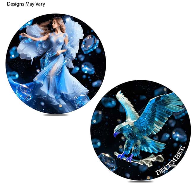 2024 1 oz Silver American Eagle Birthstones $1 Coin (Random Design)