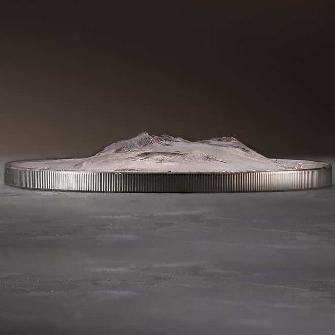 2022 Cook Islands 5 oz Silver Mount Vinson Coin .999 Fine (w/Box & COA)