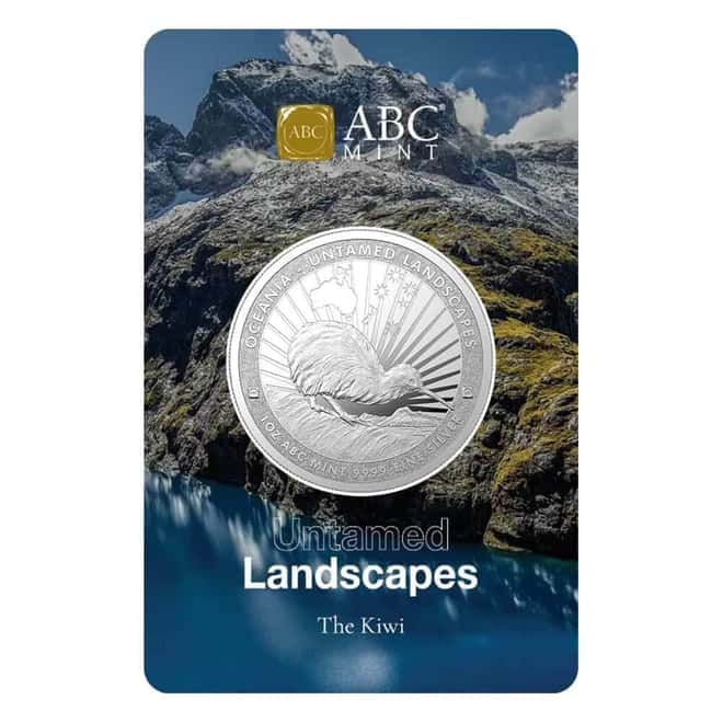 2025 Tokelau 1 oz Kiwi Untamed Landscapes Silver Coin (in Assay)