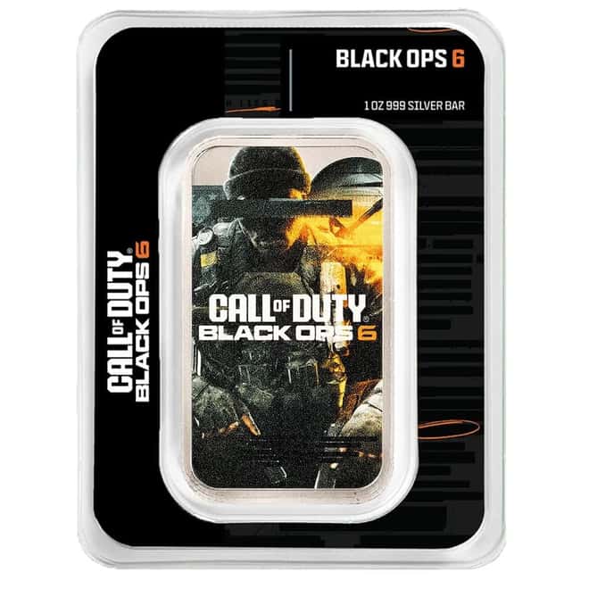 1 oz Call of Duty® Black Ops 6 Silver Bar .999 Fine (in TEP)