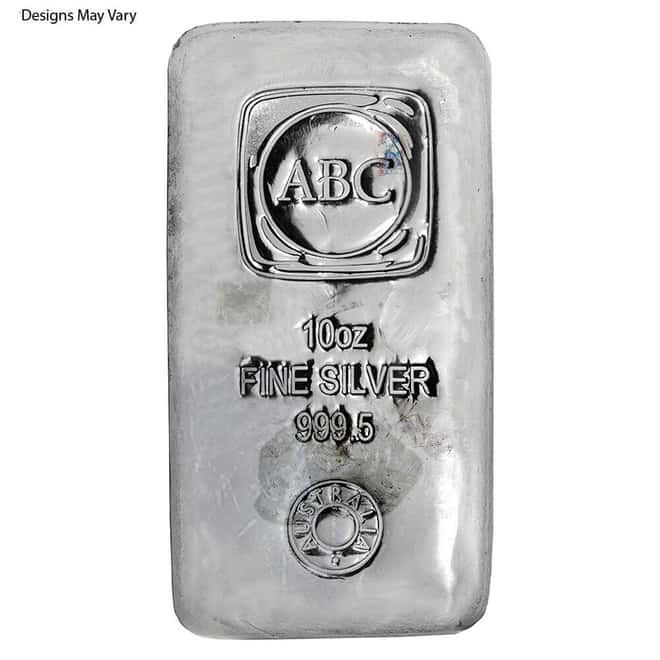 10 oz Generic Silver Bar .999 Fine