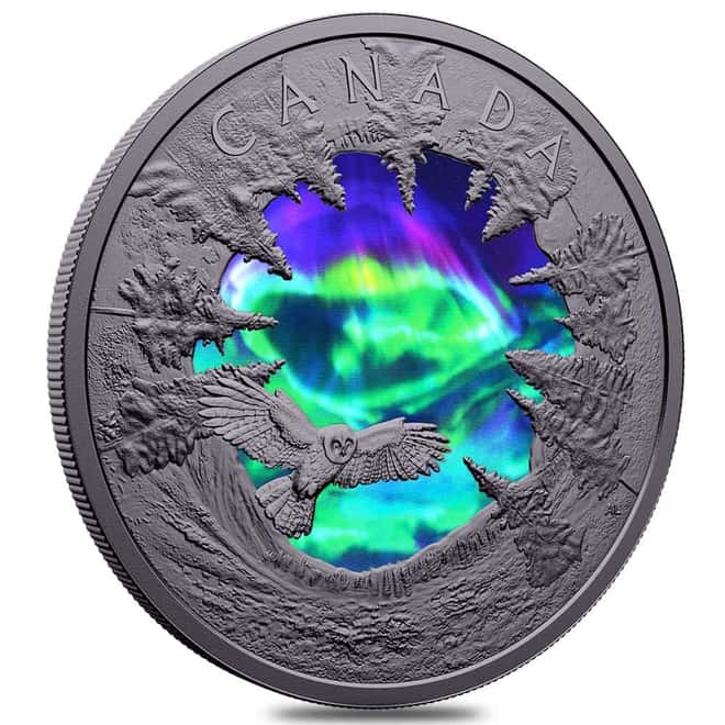 2025 Canada 2 oz Magic of the Northern Lights Silver Coin