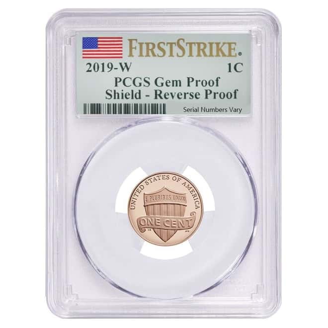 2019 W Reverse Proof Lincoln Penny Cent Comm. PCGS Gem PF FS