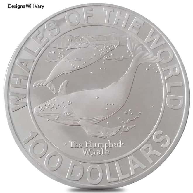 1 Kilo Random Mint Silver Coin .999+ Fine BU/Proof