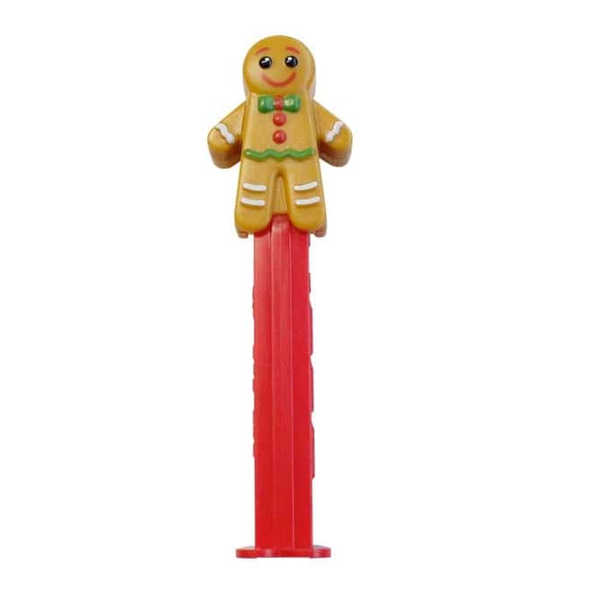 30 gram PAMP Suisse Gingerbread Man PEZ Dispenser & Silver Wafers (w/Box & COA)