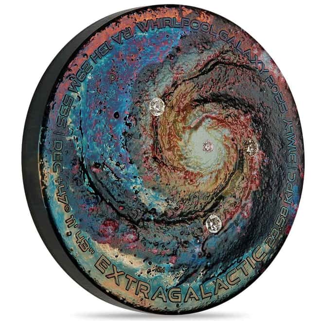 2025 5 oz Extragalactic Silver Patinaed Coin Australian Perth Mint
