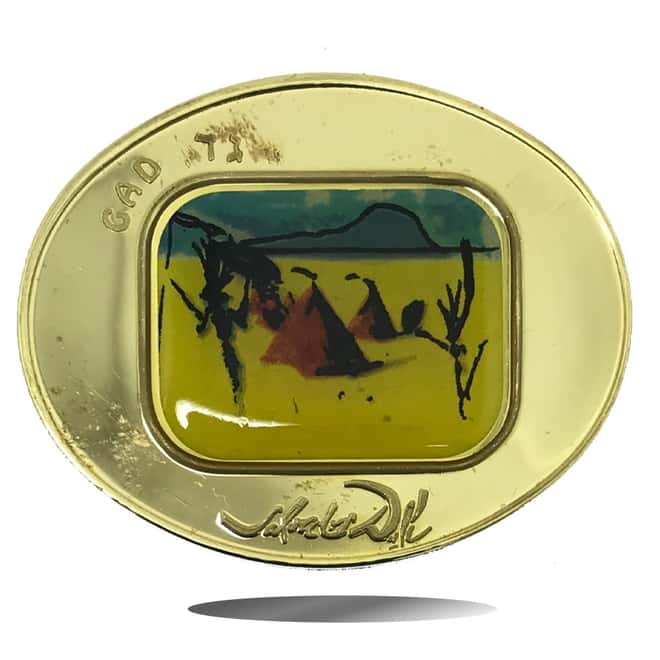12 oz Gold Salvador Dali 12 Tribes of Israel 12 - Medal Set (w/Box & COA)