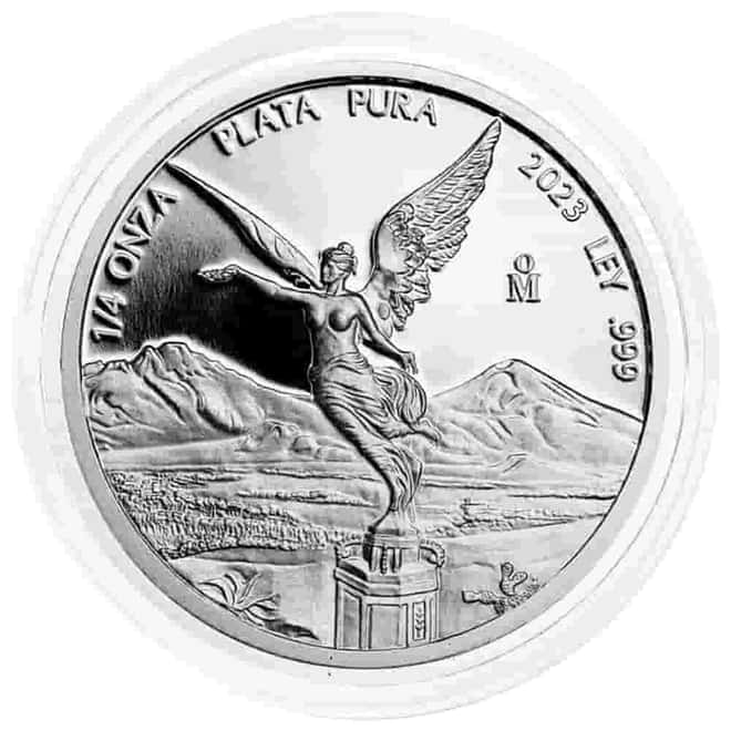 2023 1/4 oz Proof Mexican Silver Libertad Coin .999 Fine