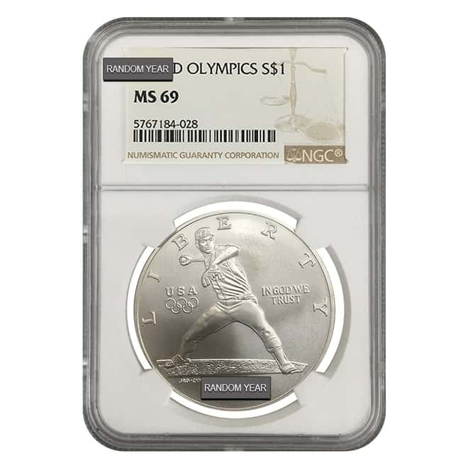 U.S. Mint $1 Silver Dollar Commemorative NGC/PCGS MS/PF 69 (Random Year)