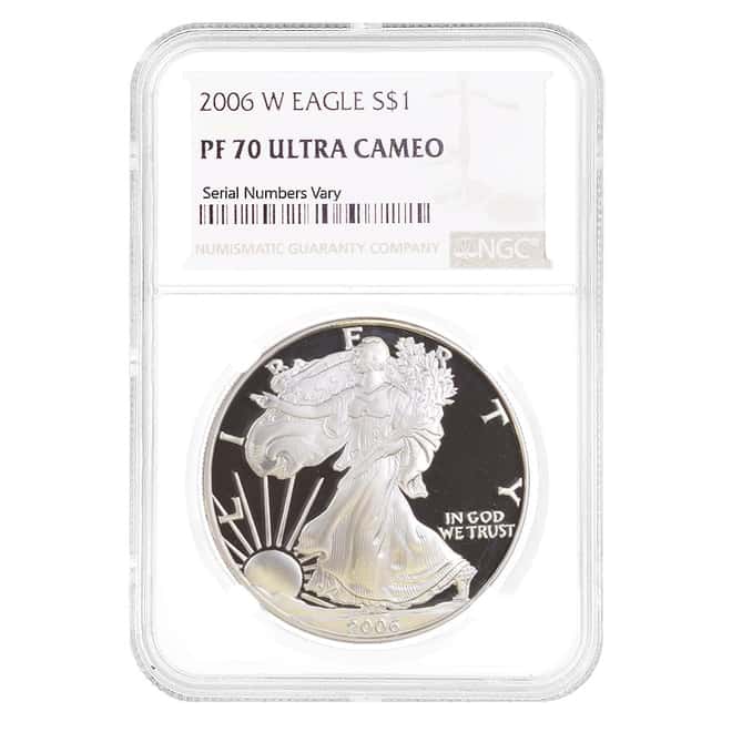 2006 W 1 oz Proof Silver American Eagle NGC PF 70 UCAM