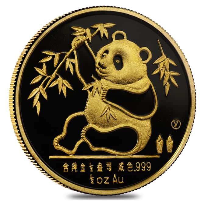 1989 Y 1/2 oz Gold China Panda Hong Kong Expo Proof Commemorative NGC PF Details