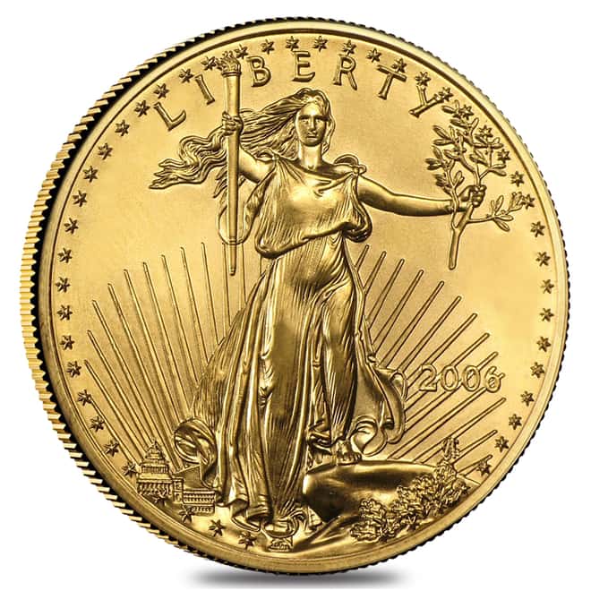 2006 1 oz $50 Gold American Eagle PCC MS 70 First Day of Issue