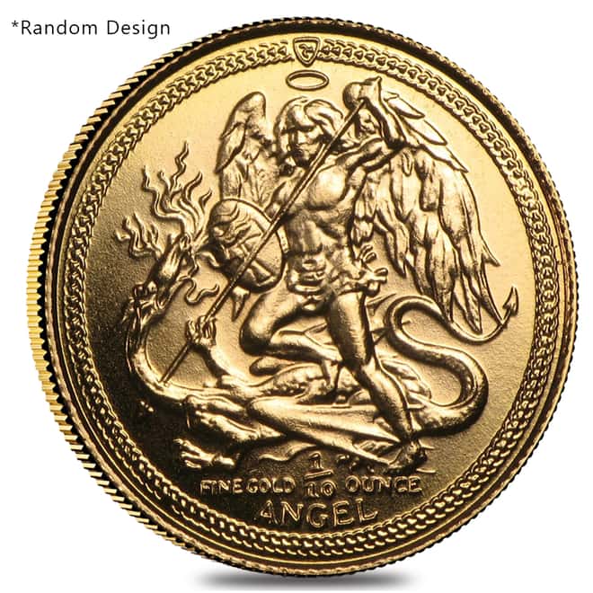1/10 oz Isle of Man Gold Coin Abrasions (Random Year, Random Design) 