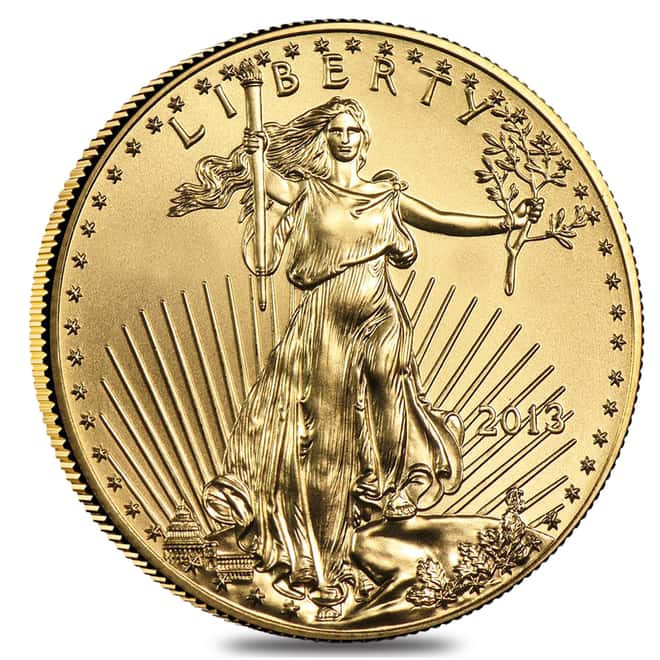 2013 1/2 oz $25 Gold American Eagle PCGS MS 70 - Philip Diehl Sig