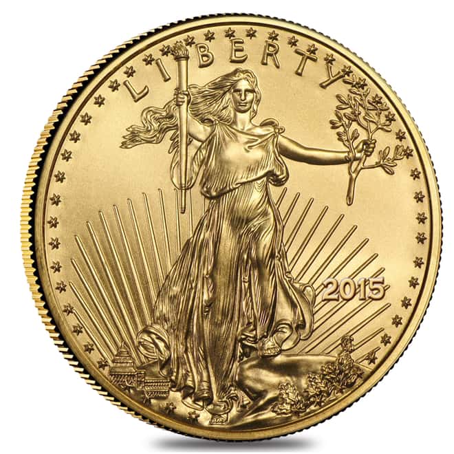 2015 1/4 oz $10 Gold American Eagle NGC MS 70 Early Releases