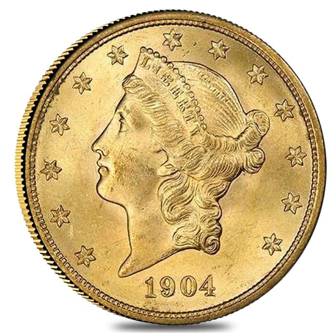 $20 Gold Double Eagle Liberty Head NGC MS 65 (Random Year)
