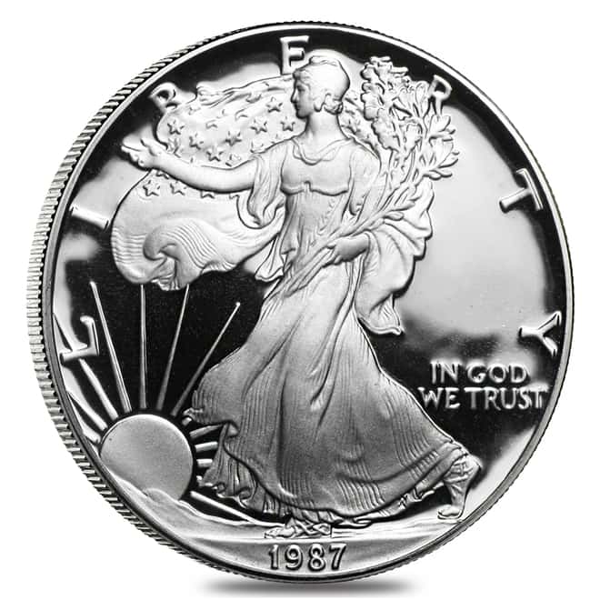 1987 S 1 oz Proof Silver American Eagle NGC PF 69 UCAM