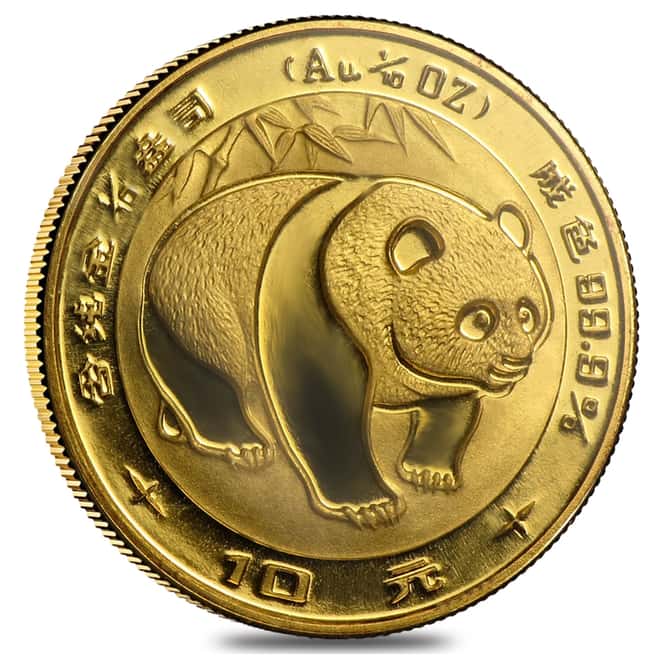 1983 1/10 oz Chinese Gold Panda 10 Yuan BU (Sealed)