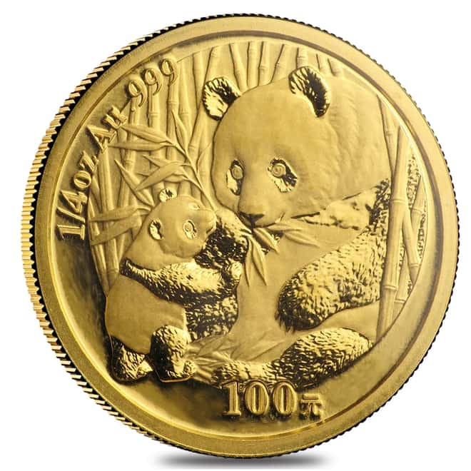 2005 1/4 oz Chinese Gold Panda 100 Yuan BU (Sealed)