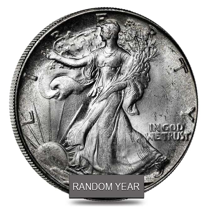 Walking Liberty Half Dollar 90% Silver NGC AU 53 (Random Year)