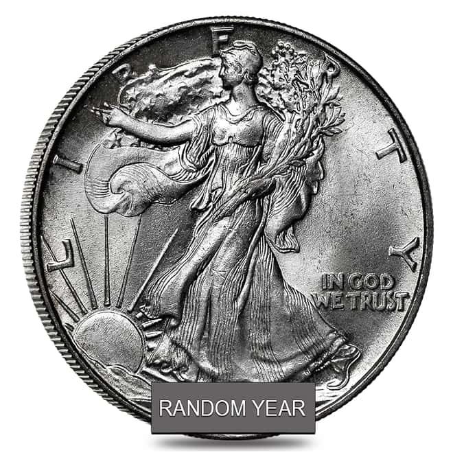 Walking Liberty Half Dollar 90% Silver NGC MS 63 (Random Year)