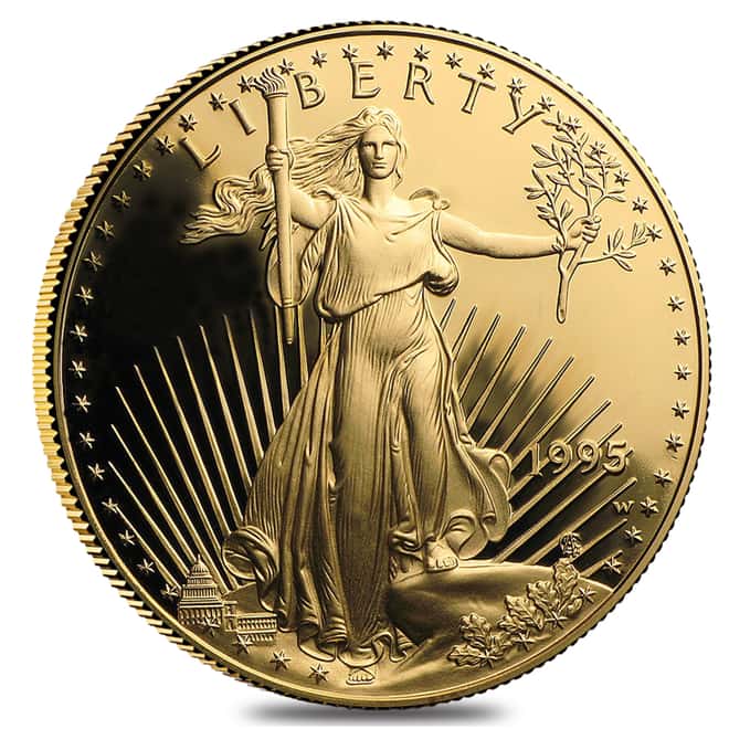 1995 W 1 oz $50 Proof Gold American Eagle NGC PF 69 UCAM