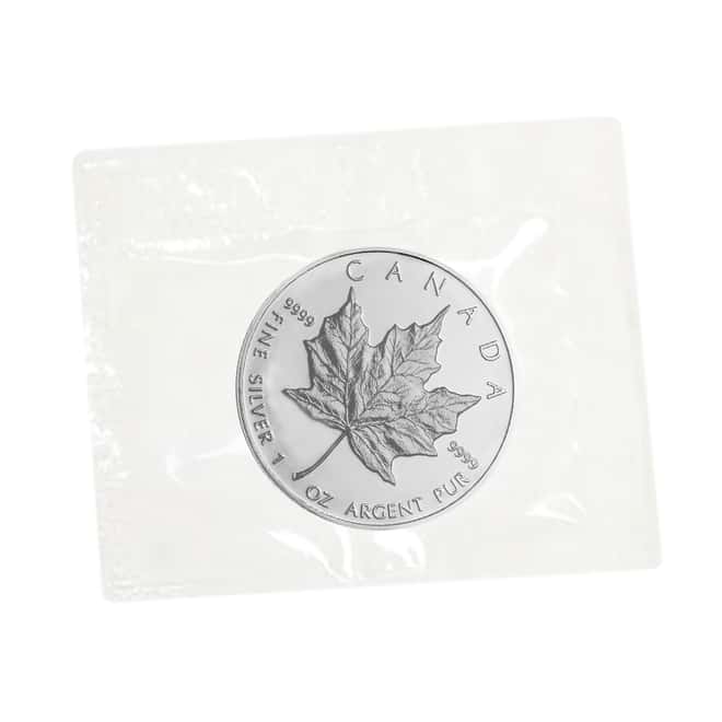 2003 1 oz Canadian Silver Maple Leaf .9999 Fine $5 Coin BU (Sealed)