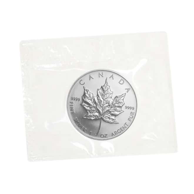 2004 $5 Canadian 1 oz Silver Maple Leaf BU (Sealed)