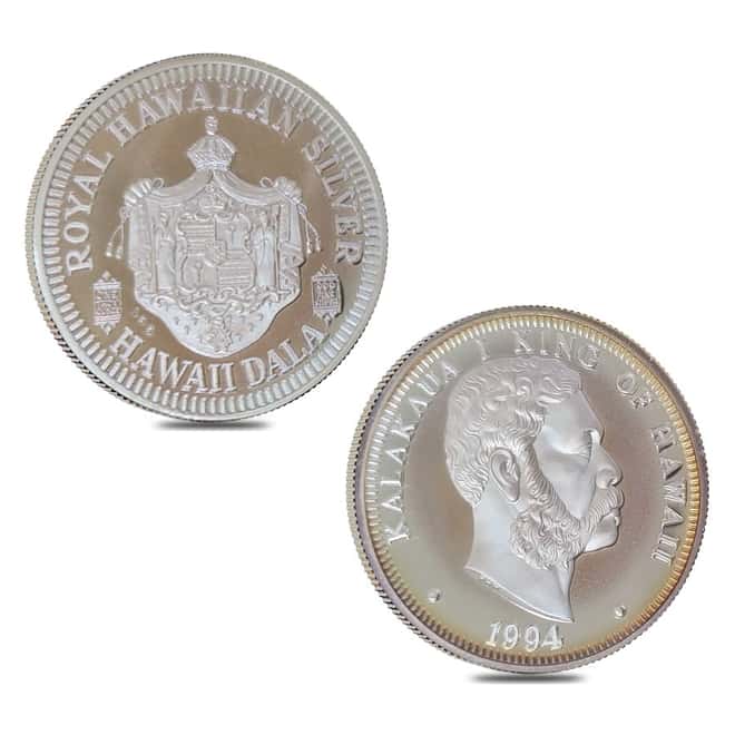 1994 Gold / Silver Royal Hawaiian King Kalakaua 4-Coin Proof Set (w/Box)