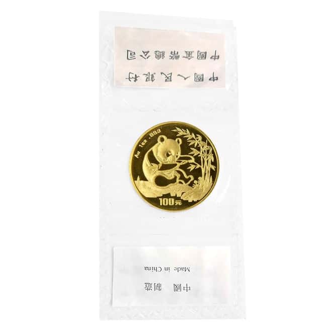 1994 1 oz Chinese Gold Panda 100 Yuan .999 Fine BU (Sealed)