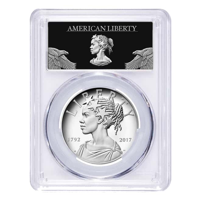 2017 P 1 oz American Liberty High Relief Proof Silver Medal PCGS PF 70 First Strike (Liberty Label)