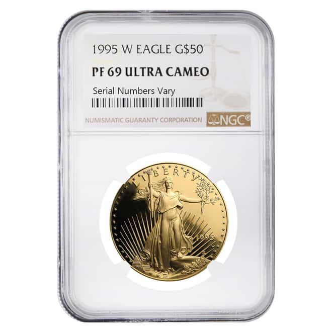 1995 W 1 oz $50 Proof Gold American Eagle NGC PF 69 UCAM
