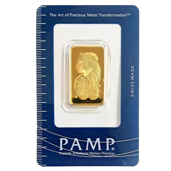 Vintage Assay - 20 Gram PAMP Suisse Lady Fortuna Gold Bar .9999 Fine