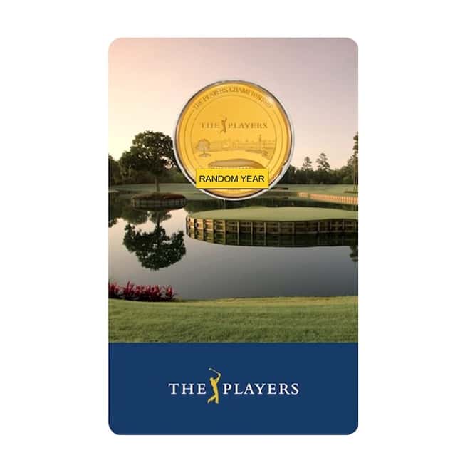 1/4 oz Players Championship Proof Gold Coin Solomon Islands .9999 Fine (Random Year, In Assay)