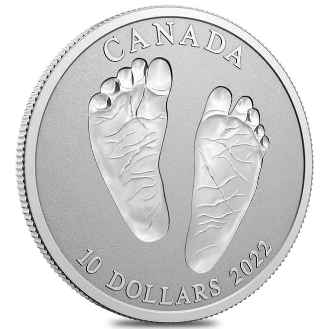 2022 Canada 1/2 oz Silver Welcome to the World Baby Gift Coin .9999 Fine (w/Box & COA)