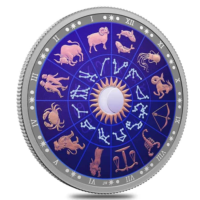 2022 Canada 2 oz Proof Silver Signs of the Zodiac Coin .9999 Fine (w/Box & COA)