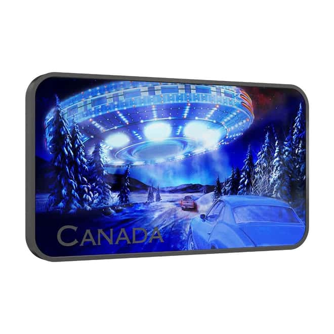 2022 Canada 1 oz Proof Silver The Yukon Encounter Coin Bar .9999 Fine (w/Box & COA)