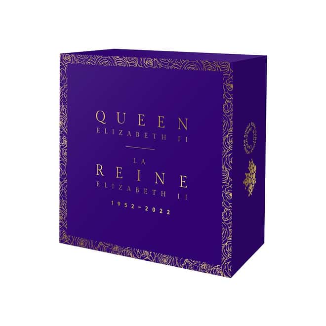 2022 Canada 2 oz The Imperial State Crown Gold Coin - Diamonds, Emeralds, Sapphires .9999 Fine (w/Box & COA)