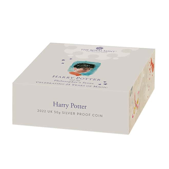 2022 Great Britain 8 gram Harry Potter Proof Silver Coin .925 Fine (w/Box & COA)