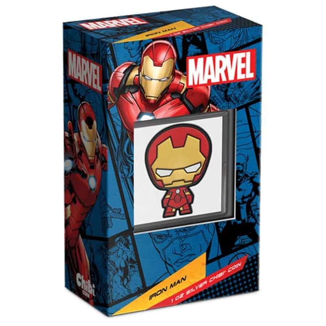 2023 Niue 1 oz Marvel Iron Man Silver Chibi Coin