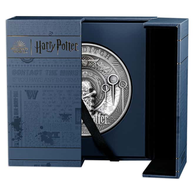 2023 Samoa 1 kilo Silver Harry Potter Quidditch Game Coin