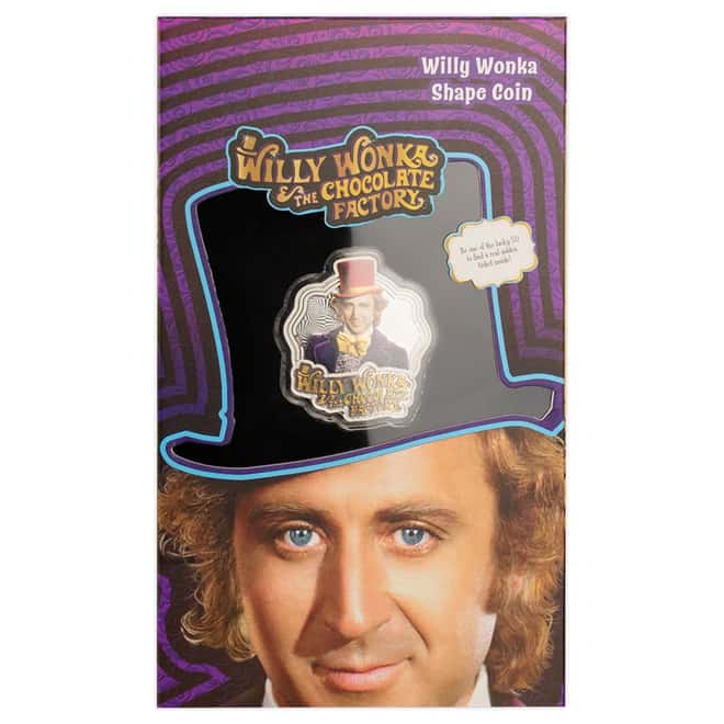 2024 Samoa 1 oz Willy Wonka Shaped Silver Coin