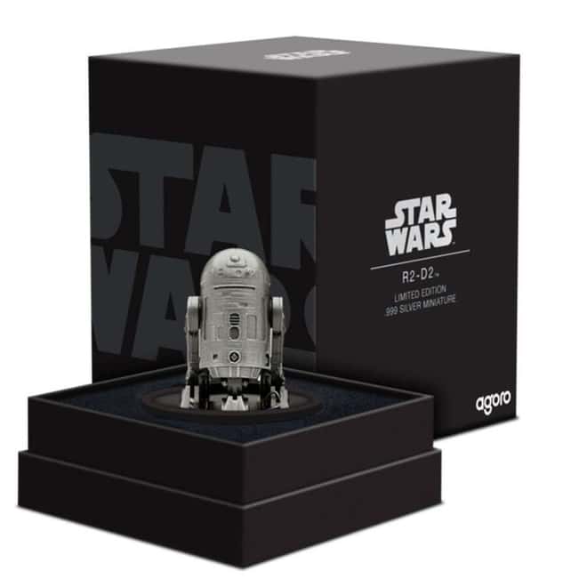136 Gram New Zealand Mint Star Wars R2-D2™ Silver Miniature