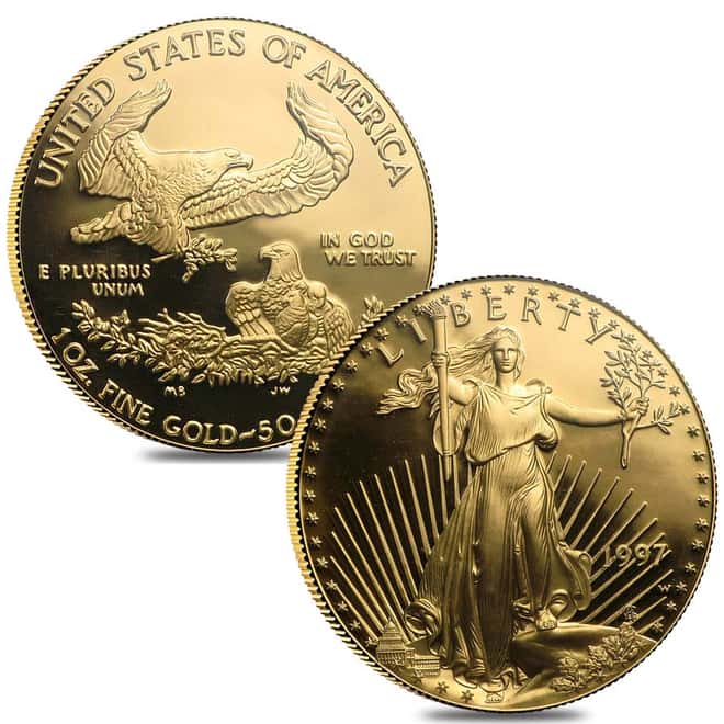 1997 3-Coin Proof Impressions of Liberty Set (Signed w/Box&COA)